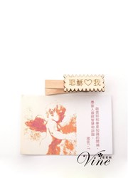 夾子/EW-W017F/木夾-耶穌愛我