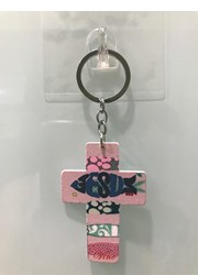 匙圈/HY-K002/JESUS鑰匙圈(木製)