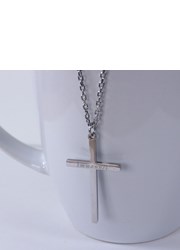 項鍊/JS011/十字架鈦鋼項鍊-以馬內利