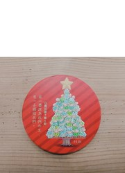 杯墊/3036/ 陶瓷吸水杯墊-耶穌降臨(聖誕款)